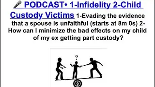 🎤 PODCAST&bull; 1-Infidelity 2-Child Custody Victims