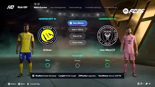 EA Sports FC 26 - Al Nassr против Inter Miami CF I ПОЛНЫЙ ГЕЙМПЛЕЙ (PS5)