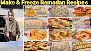 8 MAKE & FREEZE RAMADAN RECIPES😍by (Irfanashamsheer)