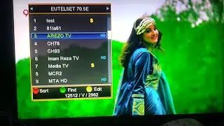 Eutelsat 70.5e new update auto scan channel list