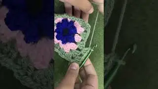 Unique granny square I love crochet & knitting  is live!