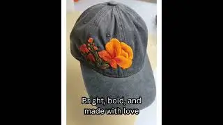 Wear sunshine, carry joy. A touch of golden bloom on your cap!