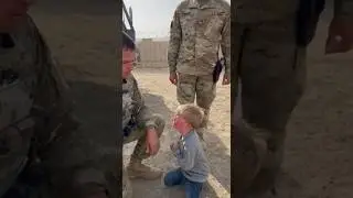 I&rsquo;ll Die Without Him&hellip; Army Dad Farewell 😭🇺🇸 #armyfamily #emotionalshorts #militaryfamily