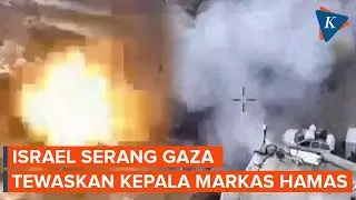 Detik-detik Israel Serang Mobil Kepala Markas Hamas di Gaza