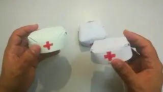 Gorro de enfermera de papel - Hat for doctor - Cap Doctor origami