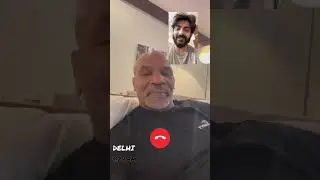 Video call with Mike Tyson 😂