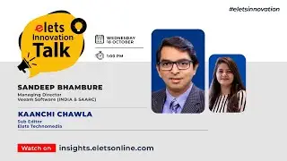Elets Innovation Talk with Sandeep Bhambure, MD, Veeam Software, India & SAARC