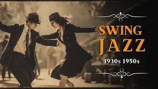 Old Hollywood Nights 🌙 Smooth 1940s Swing Jazz Lounge Music for Glamour & Escape
