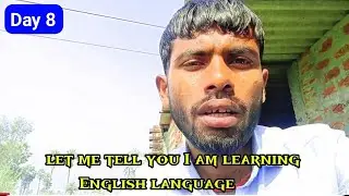Day 8 || Learn English With Me || English Speaking Practice for Beginners
