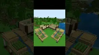 How To Build a Large Oak Wood Survival Starter House (Tutorial) in Minecraft.