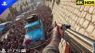 FALL OF JERUSALEM IN ZOMBIES ATTACK (PS5 PRO) Immersive Realistic ULTRA Graphics (4K 60FPS HDR)