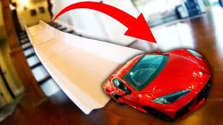 RC CORVETTE VS. MEGA SLIDE!