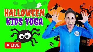 Halloween Kids Yoga LIVE! Cosmic Kids Halloween Adventure Compilation 👻✨