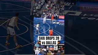 Shai 🇨🇦 DID IT ALL in OKC's #EmiratesNBACup quarterfinal WIN over Dallas! #Shorts #NBA