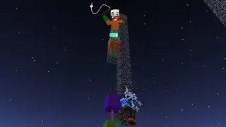 Fishing Rod Kill #cubecraft #minecraft #pillarsoffortune 