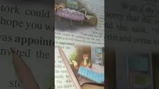 Class 2nd English literature book Ch11( The fox and a stork)📑📒📚 explanation