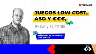 Mobile Gaming low-cost + NoCode, ASO (App Store Optimization) y Google AdMob - Directos PICKASO