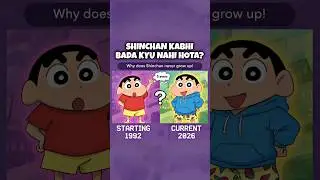 Why Shinchan never grow up? | Shinchan | Shinchan cartoon | Shinchan in Hindi #shinchan #cartoon