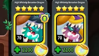 Dragon City | NÂNG CẤP HIGH WHITETIP BERSERKER THỨ HAI 5 🌟 LEVEL 70