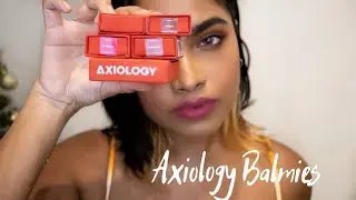 Axiology Balmies | Swatches on Tan Brown Skin