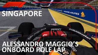 S4R2 - Alessandro Maggio's Onboard Pole Lap - 2023 G4 Singapore Grand Prix - rFactor