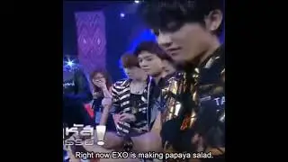 Exo Xiumin And Tao Making Papaya Salad