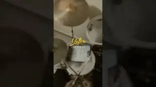🎧‼️ Yellow drum cover 💛 #coldplay #drums #drummer #ytshorts #instrumental #mapexdrums