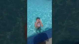 Me swimming in the pool. Made by LILLY