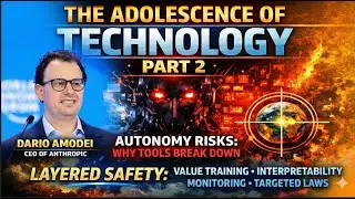 Dario Amodei on AI Safety (Part 2) | Autonomy Risk, Constitutional AI, Interpretability, and Laws