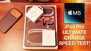 ТЕСТ СКОРОСТИ ЗАРЯДКИ M5 iPad Pro &mdash; динамический адаптер 40 Вт против 20 Вт!