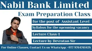 Nabil Bank Syllabus for Assistant Level | Detailed Explanation by Nitan Educational Institute
