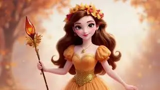 🍂 Th Enchanted Autumn: A Magical Fairytale Song for Kids/Bedtime stories in English ✨
