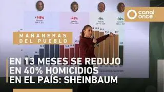 Las mañaneras del pueblo - En 13 meses se redujo en 40% homicidios en el país: Sheinbaum (30/01/26)