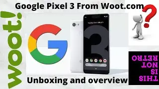 Google Pixel 3 (Factory Refurbished, Fully Unlocked, Scratch and Dent) from Woot.com $89.99