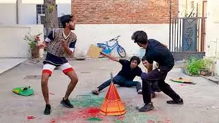 World's Biggest FireCracker Holi Battle 2023 | Largest Holi Color Battle in History | Trending Video