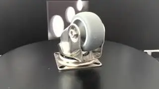 Stainless Steel Castors Institutional Stainless Steel Grey Non Marking Swivel