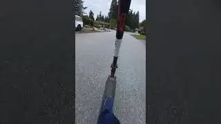 E-scooter wheelie crash