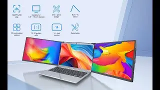 Тройной удлинитель экрана для ноутбука ADREAMER 14