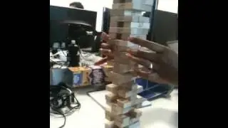 Playing jenga @ work