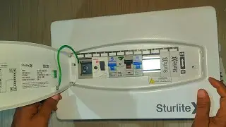 Распределительный щит Sturlite Inspira Double Door MCB | 12-канальный SPN (один полюс и нейтраль)...