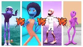 COLOR DANCE CHALLENGE Dame Tu Cosita green alien  | META ANIMATION
