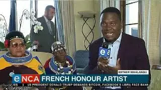 France honours South African Ndebele artist Esther Mahlangu