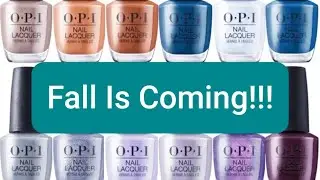 O.P.I Fall 2020 Swatches! Muse Of Milan!