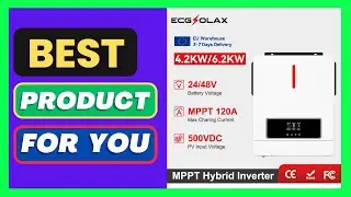 ECGSOLAX 6.2KW 4.2KW Solar Hybrid inverter 24V 48V 230Vac