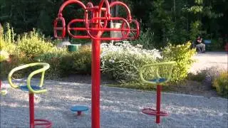 Outdoor Fitness Park Awesome Playground for Adults