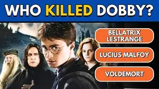 Are You a True Harry Potter Fan?  |  Harry Potter Quiz! (Hard Level)