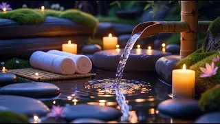 Mind Healing 🌿 Bamboo Water Sounds & Relaxation Music, Anxiety Relief.