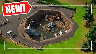Fortnite NEW Sink Hole in Chapter 3 (Map Update)
