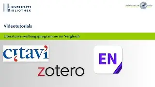 Reference management programmes in comparison
