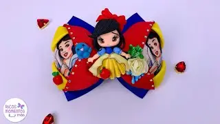 Cómo hacer moños para niñas / moños con listón de 7.5 cm / moño magical  / lazos de listón fáciles